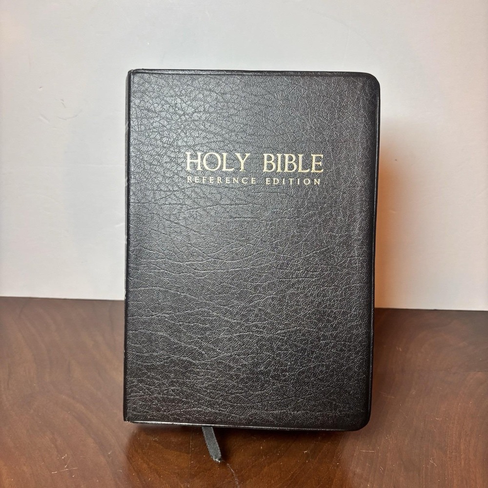 Vintage 1976 KJV Holy Bible Giant Print Reference Red Letter Thomas Nelson